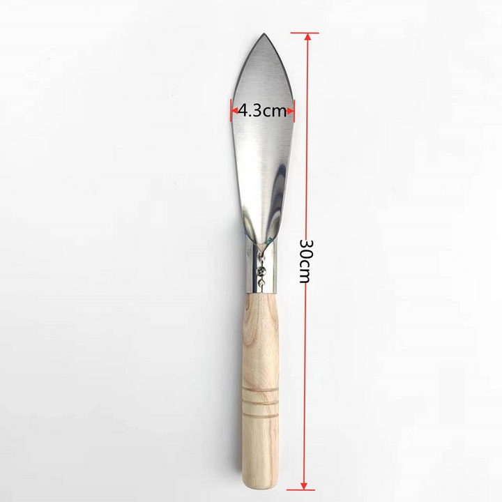 BowLift | Stainless Steel Weeding Tool and Trowel – Garden Tools with Wooden Handles