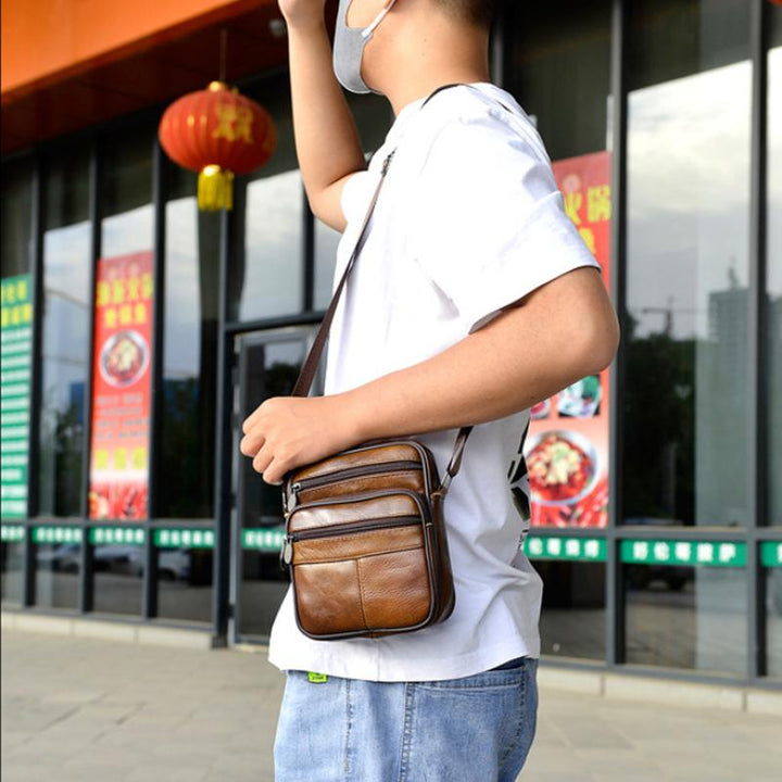 BowLift | Vintage Shoulder Bag for Men