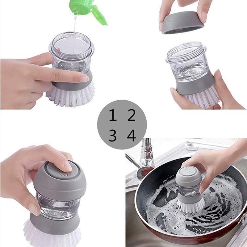 BowLift | Washing brush with integrated detergent dispenser
