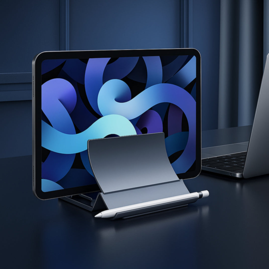 Adjustable Aluminium Design – Space-Saving Cooling Holder for Workstations Bowlift