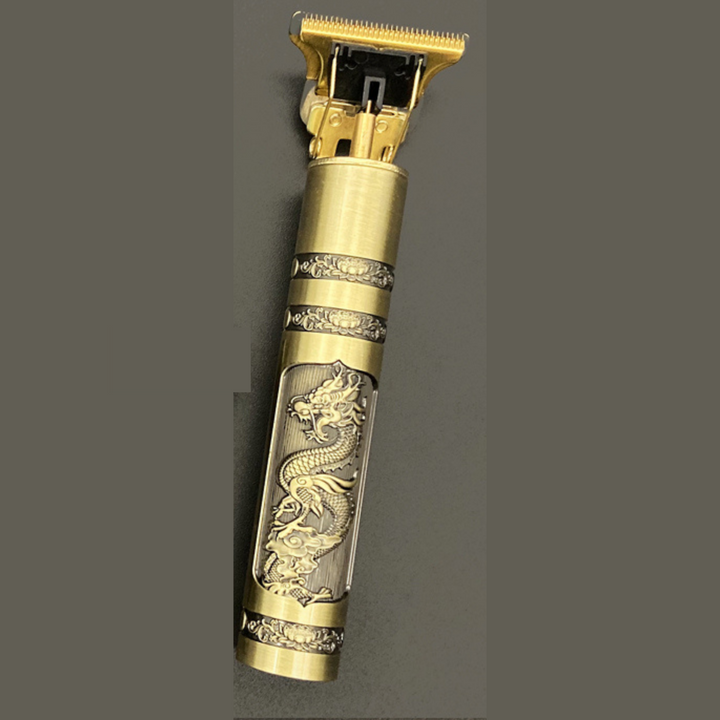 Vintage Rechargeable Beard Trimmer with Attachments Bowlift