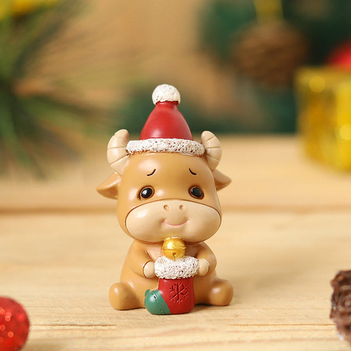 BowLift | Handmade Animal Santa Ornaments