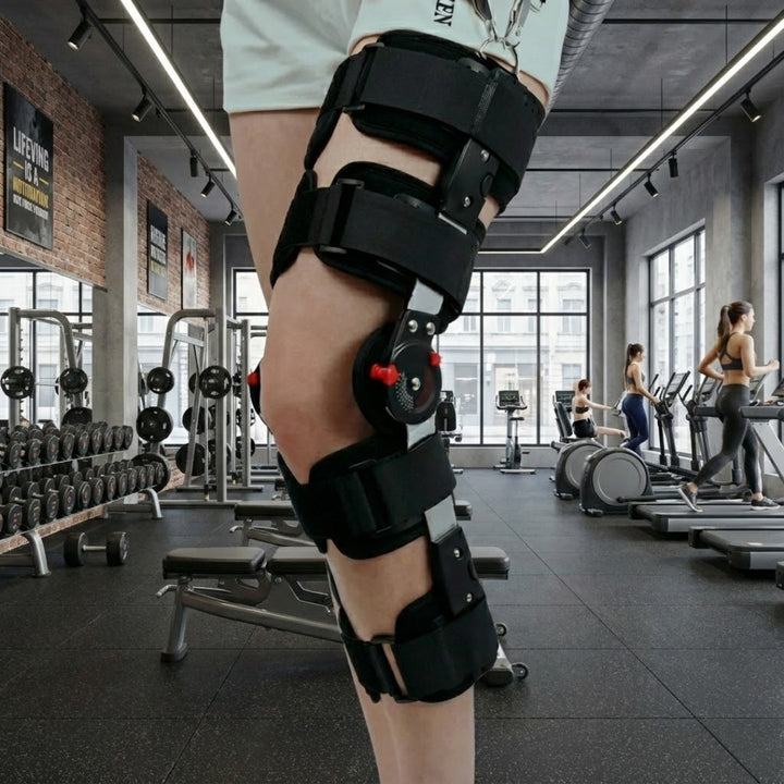 Adjustable Leg Stabiliser – Cushioned Soft Fabric – Pain Relief Recovery And Everyday Movement Bowlift
