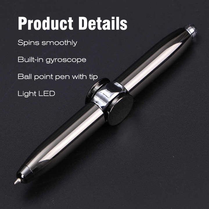 BowLift | Fidget Spinner Pen with LED Light