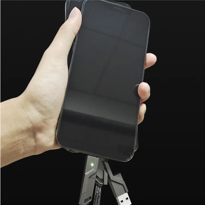 BowLift | 4-in-1 braided anti-tangle charging cable