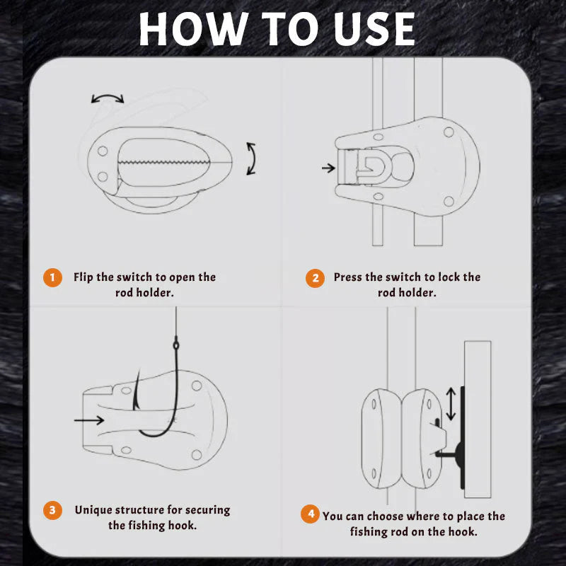 BowLift | Multifunctional fishing rod rack