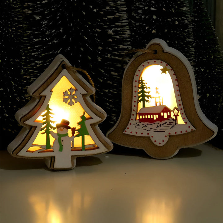 BowLift | FestiveWood - Lightweight wooden Christmas ornaments for tree decoration