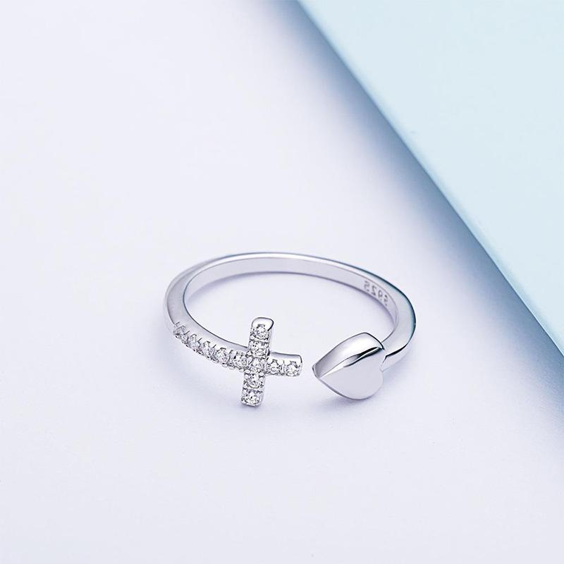 BowLift | Love S925 Sterling Silver Cross Ring