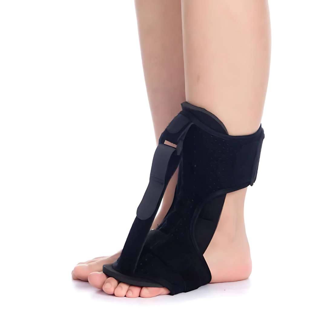 MobilityBoost Adjustable Drop Foot Brace for Ankle-Foot Orthosis | Improved Stability - Comfort Custom Fit for Independence Bowlift