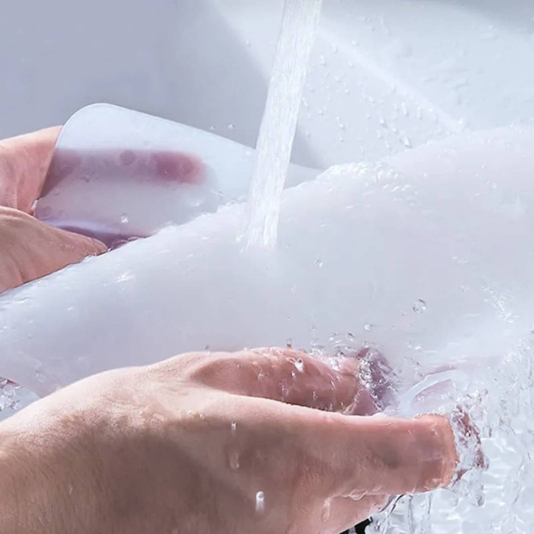 EcoFlow Shower Drain Silicone Cover | Anti Odour Mat - Catches Hair and Debris - Prevents Clogs in the Shower Bowlift