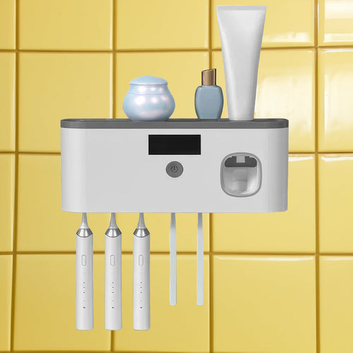BowLift | UVShield – Hygienic toothbrush holder with smart dosing!