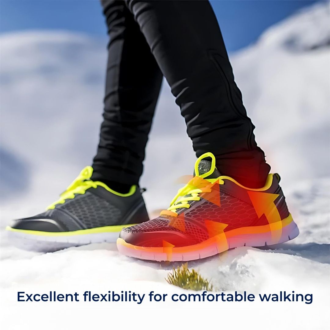 HeatStride Heated Shoe Insoles | Heating Adjustable Shoe Inserts - Temperature Control - Cold Weather - Cold Feet Bowlift