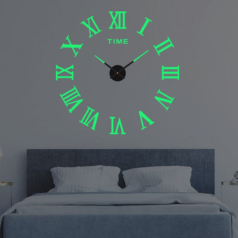 BowLift | Modern Statement Wall Clock with Unique Design for Living Room & Office Decor