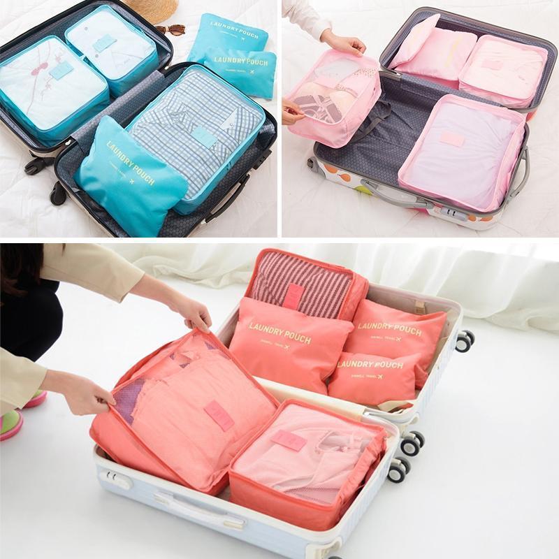 Luggage Packing Organizer Set (6 Pcs) | Bowlift