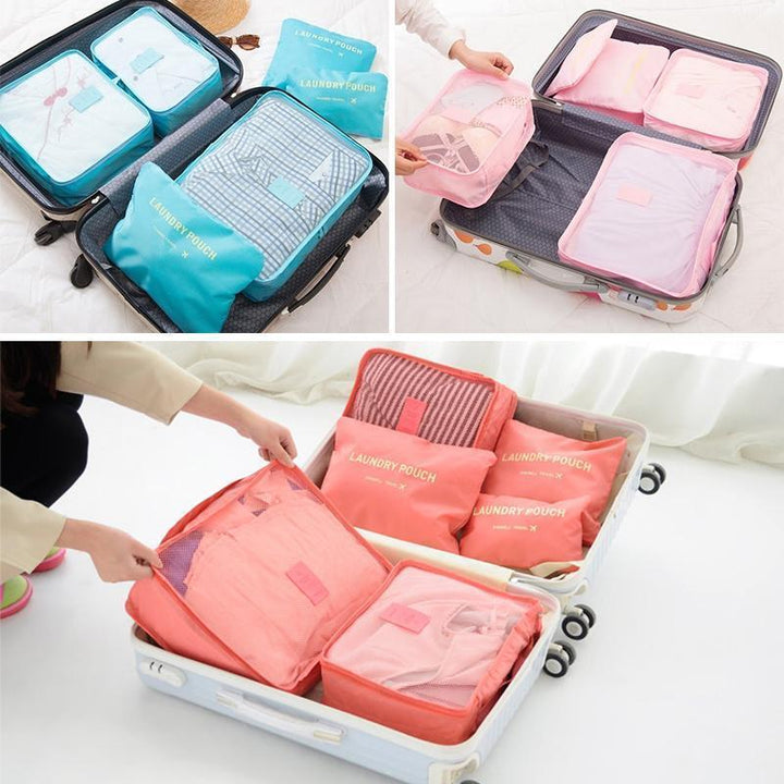 Luggage Packing Organizer Set (6 Pcs) | Bowlift