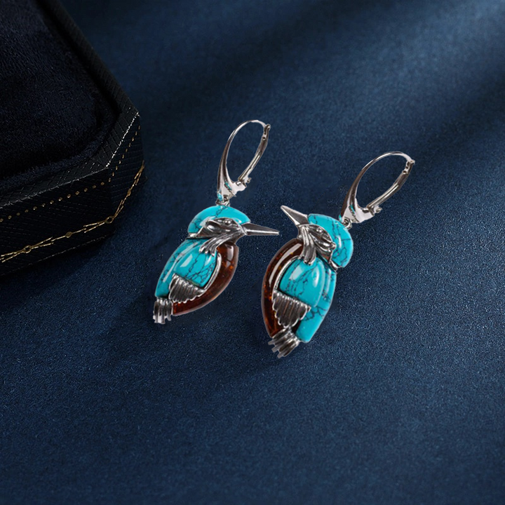 BowLift | Vintage Turquoise Bird Earrings