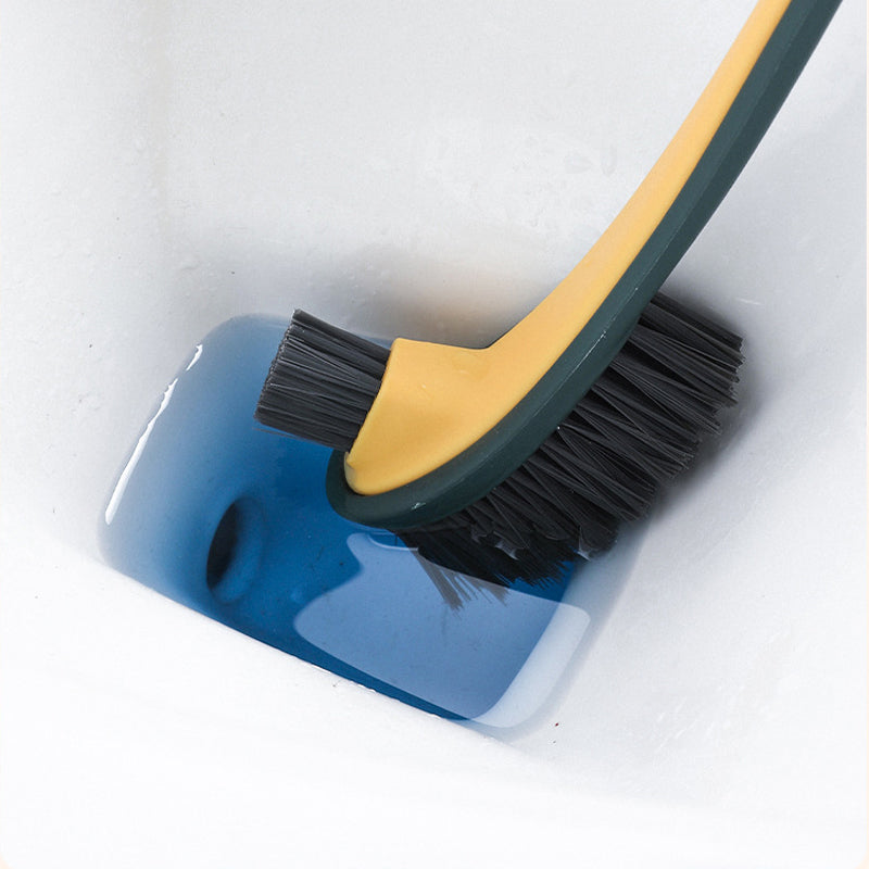 Double-sided Flocking Toilet Cleaning Brush | Bowlift
