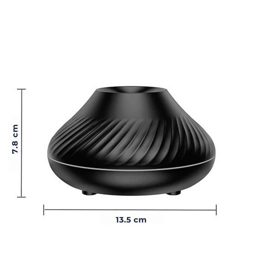 FlameGlow Air Humidifier Aromatherapy Diffuser | Adds Moisture - Relieves Dry Air - Helps to Relax - Quiet Diffuser for Home or Office Bowlift