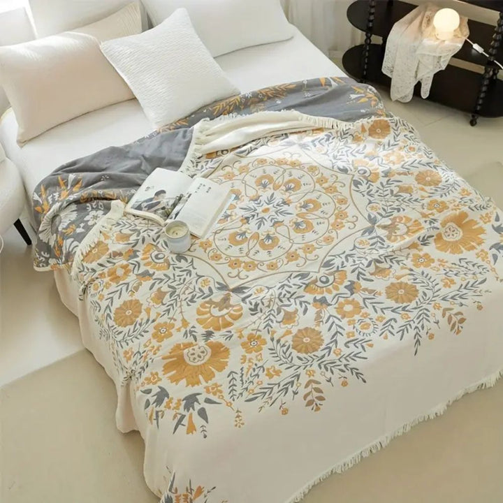 BowLift | Versailles-Inspired Reversible Floral Blanket