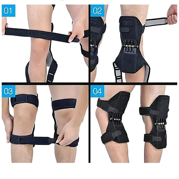 KneeGuard Pro | Set of 2 Hinged Knee Brace Stabilizers for Pain Relief | Adjustable Support for Knee Injuries - Arthritis - Post-Surgery Recovery Bowlift