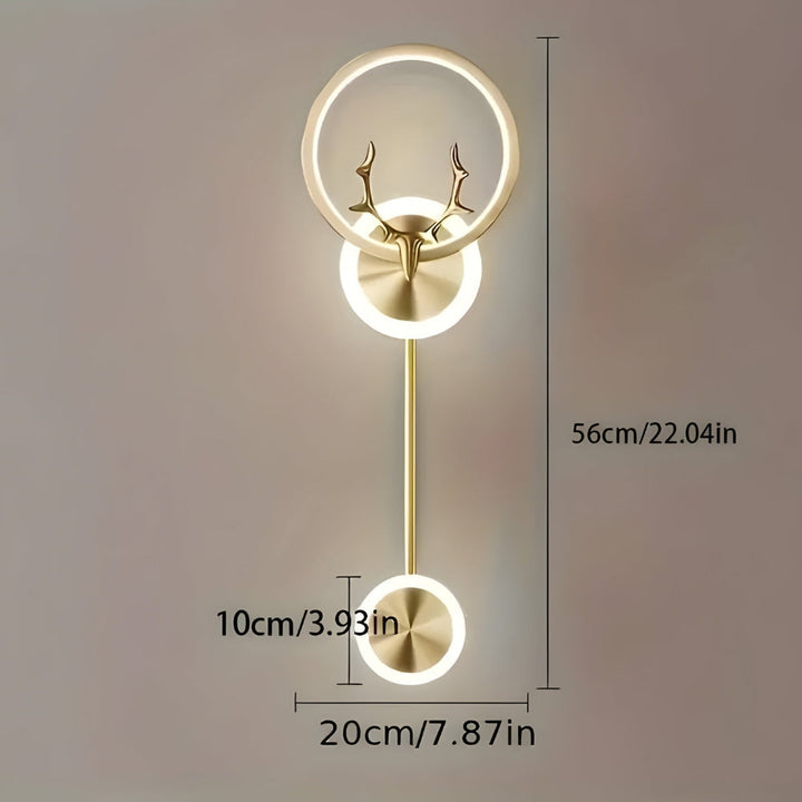 Elegant double wall light for minimalist and atmospheric lighting at home Bowlift