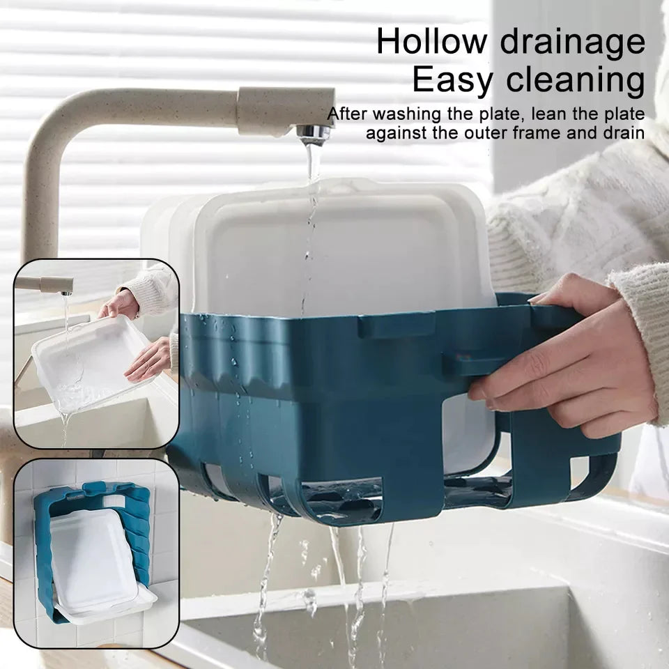 Wall Mount 6pcs Tray Organizer Bowlift