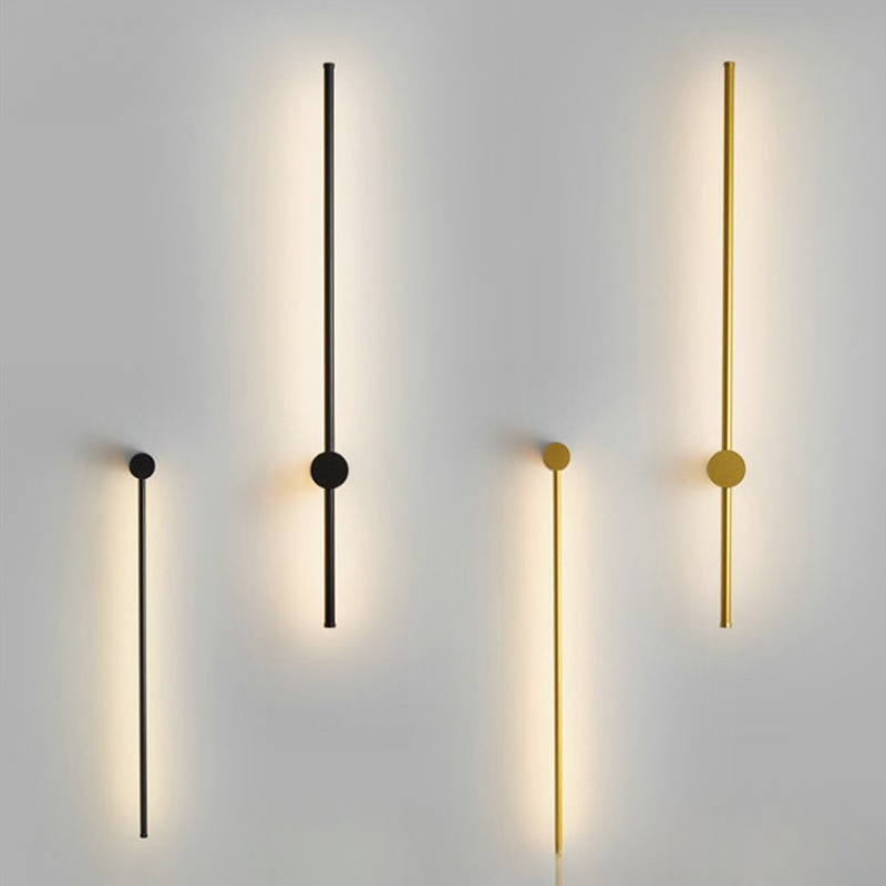 BowLift | NordicRod – Minimalist Wall Lamp with Plug for Chic Interiors