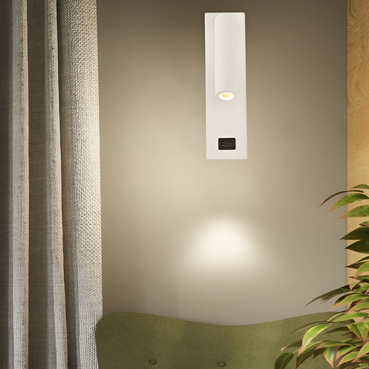 BowLift | ArtiLicht Luxury Wall Lamp with Adjustable LED and USB Charging Port