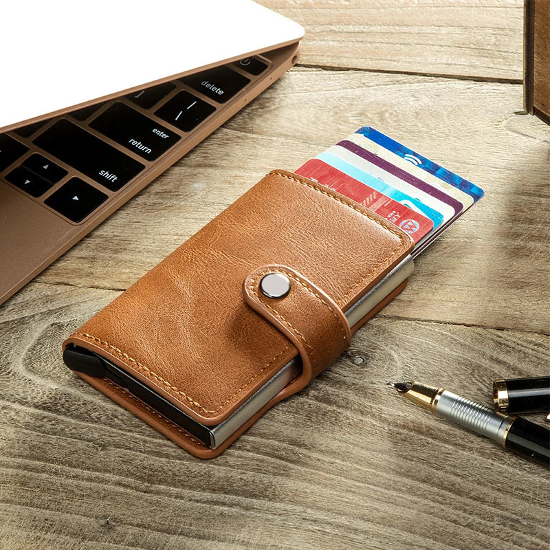 BowLift | RFID Protection Leather Purse