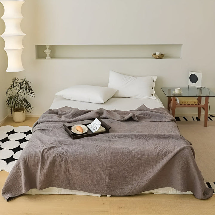 BowLift | Soft Leaf Cotton Blanket