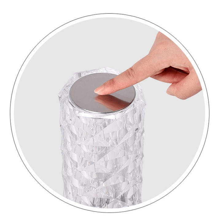 BowLift | Rose Rays Crystal Diamond Table Lamp