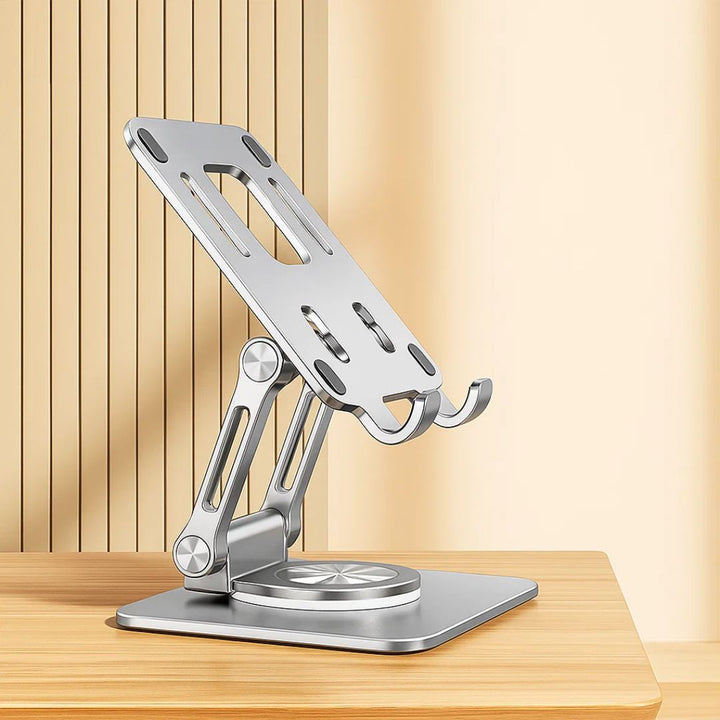 DeskEase | Adjustable Tablet Stand – Ergonomic Comfort – Foldable Anti‑Slip Design – Ideal for Work, Study, Travel & Video Calls Bowlift