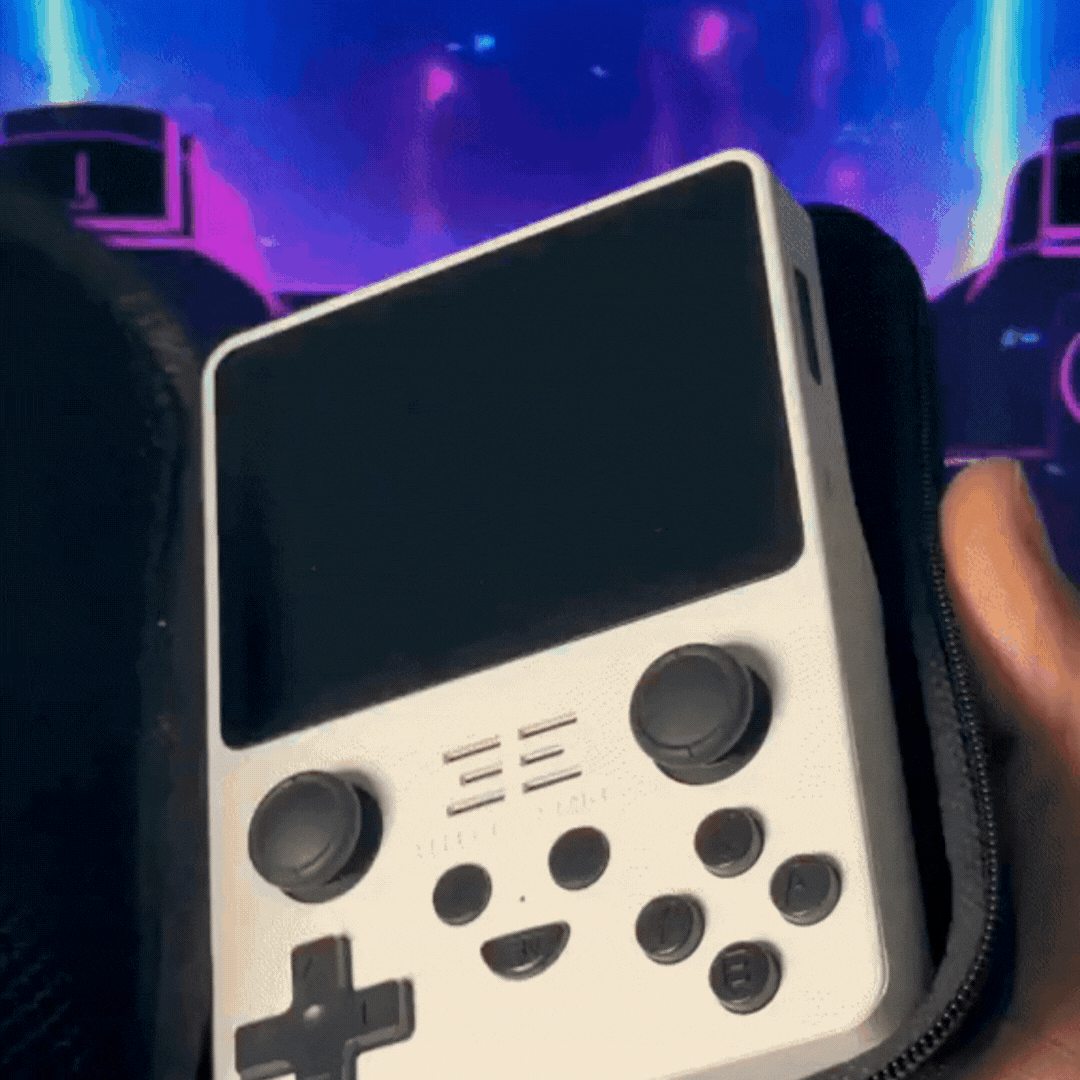 BowLift | Retro Handheld Gaming Console | 400+ Classic Games | Compact & Portable Design | PixelPlay
