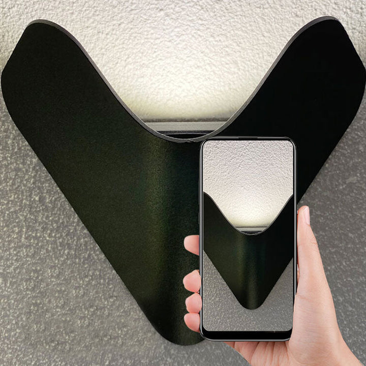 Modern Creative Triangle Aluminum LED Outdoor Waterproof Wall Sconce Lamp | Bowlift