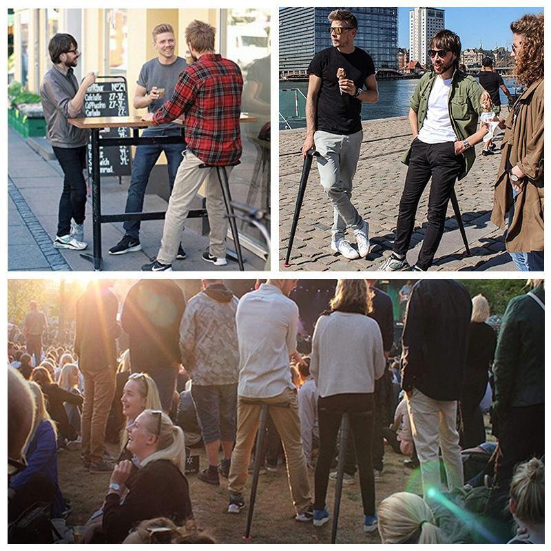 BowLift | Foldable walking stick with integrated seat for comfort on the go