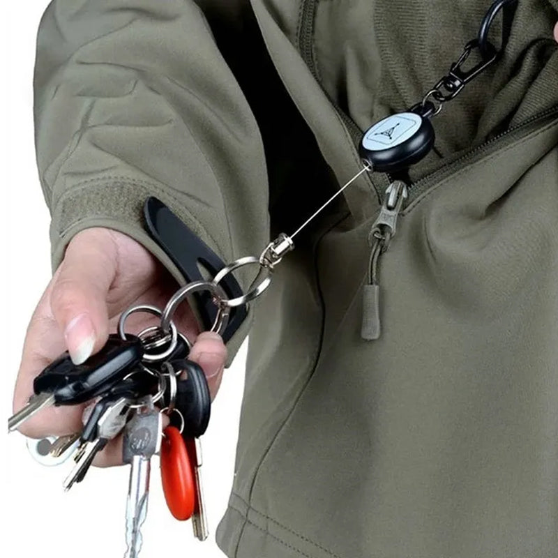 BowLift | Keychain with retractable wire cable