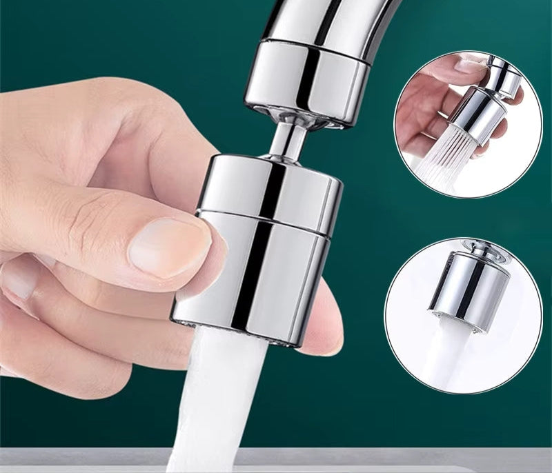 SprayMaster 360° Adjustable Faucet Attachment with Dual Spray Modes Bowlift