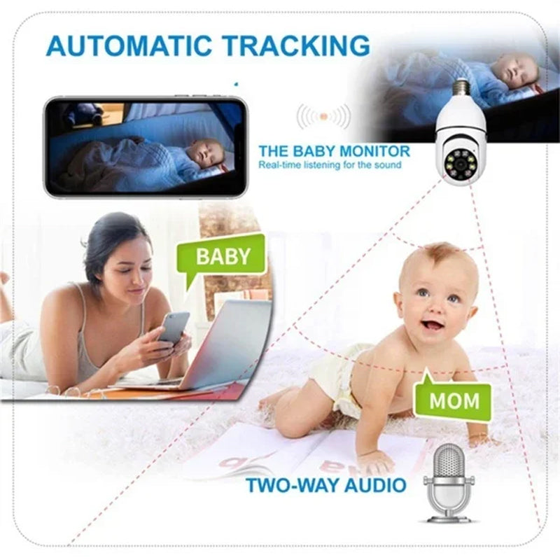 BowLift | Home Light Bulb Camera ( TF card not included)
