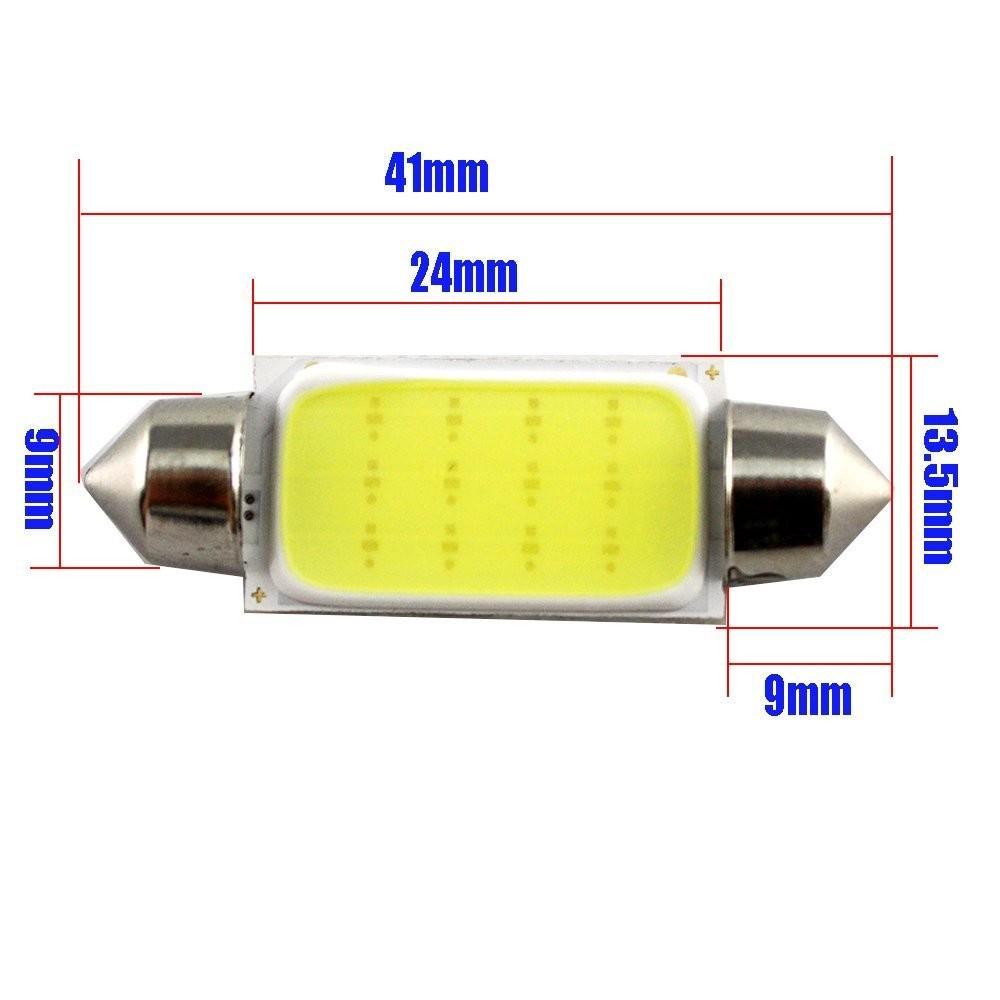 BowLift | 10pcs Car Interior Dome Lights COB 1.5W DC12V LED Bulbs Lamp Plate
