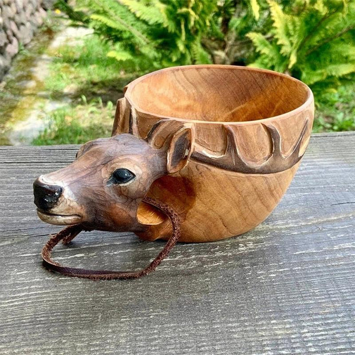 BowLift | Hand-carved wooden cup