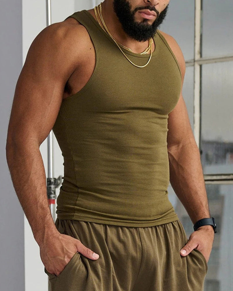 BowLift | Men's solid color sleeveless vest