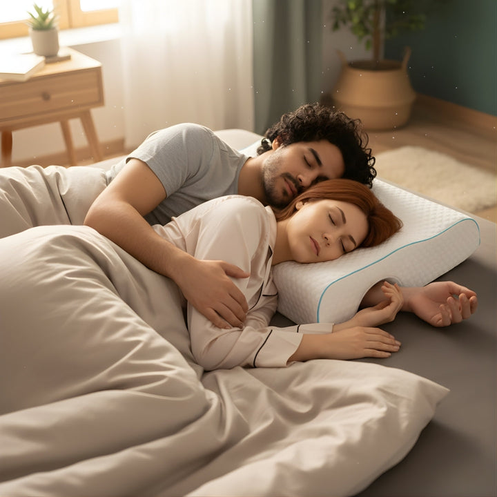 Arm‑Hole Comfort – Orthopaedic Neck Support – Pain Relief – Deeper, Restful Sleep Bowlift