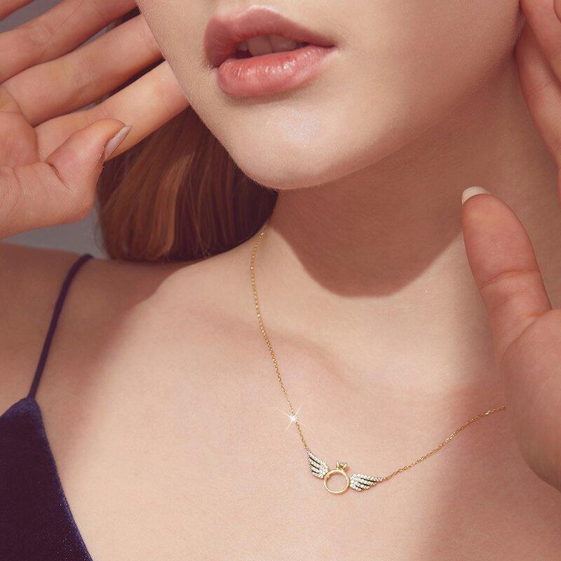 BowLift | Sterling Silver Angel Wing Necklace