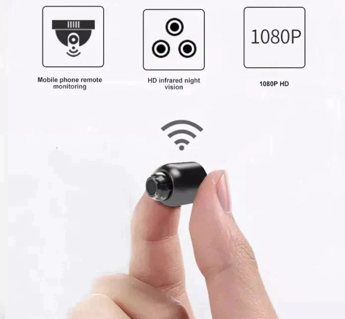 BowLift | Ultracompact WiFi Surveillance Camera IP Surveillance Camera with Night Vision