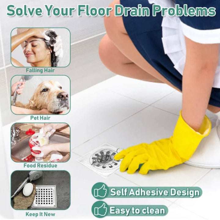 BowLift | Disposable Shower Drain Hair Catcher