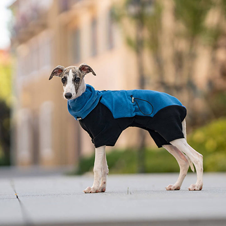 BowLift | Full Protection Polar Fleece Dog Overall with Removable Collar