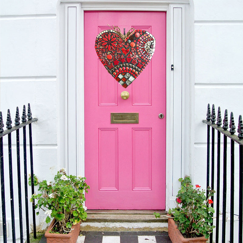 BowLift | Large Garden Mosaic Heart Decoration