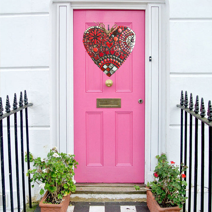 BowLift | Large Garden Mosaic Heart Decoration