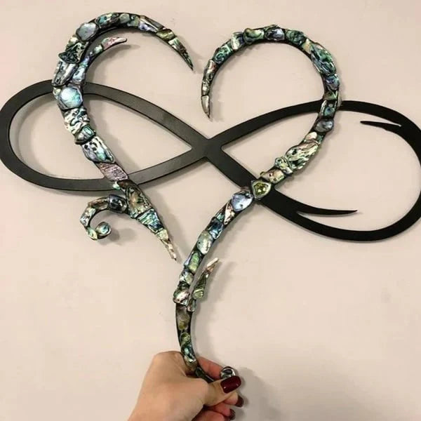 BowLift | Iron Wall Decoration with Infinity Heart