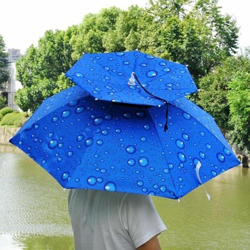 BowLift | Rain umbrella hat for fishing and gardening